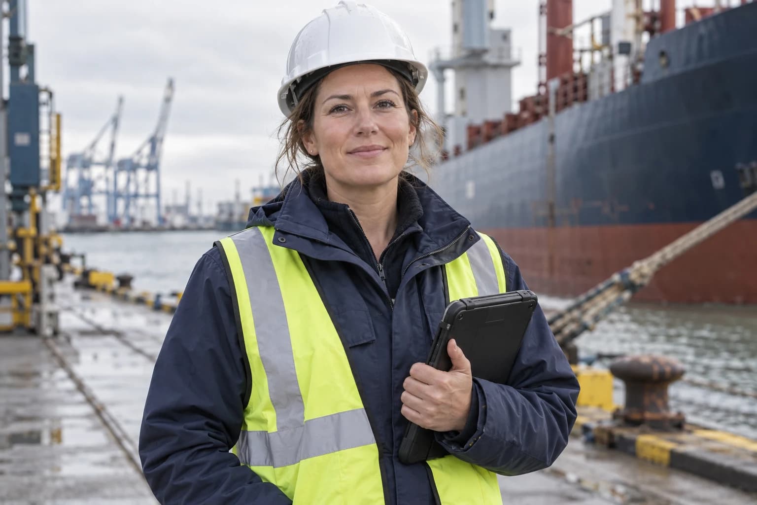 Photo: portrait of a maritime professional